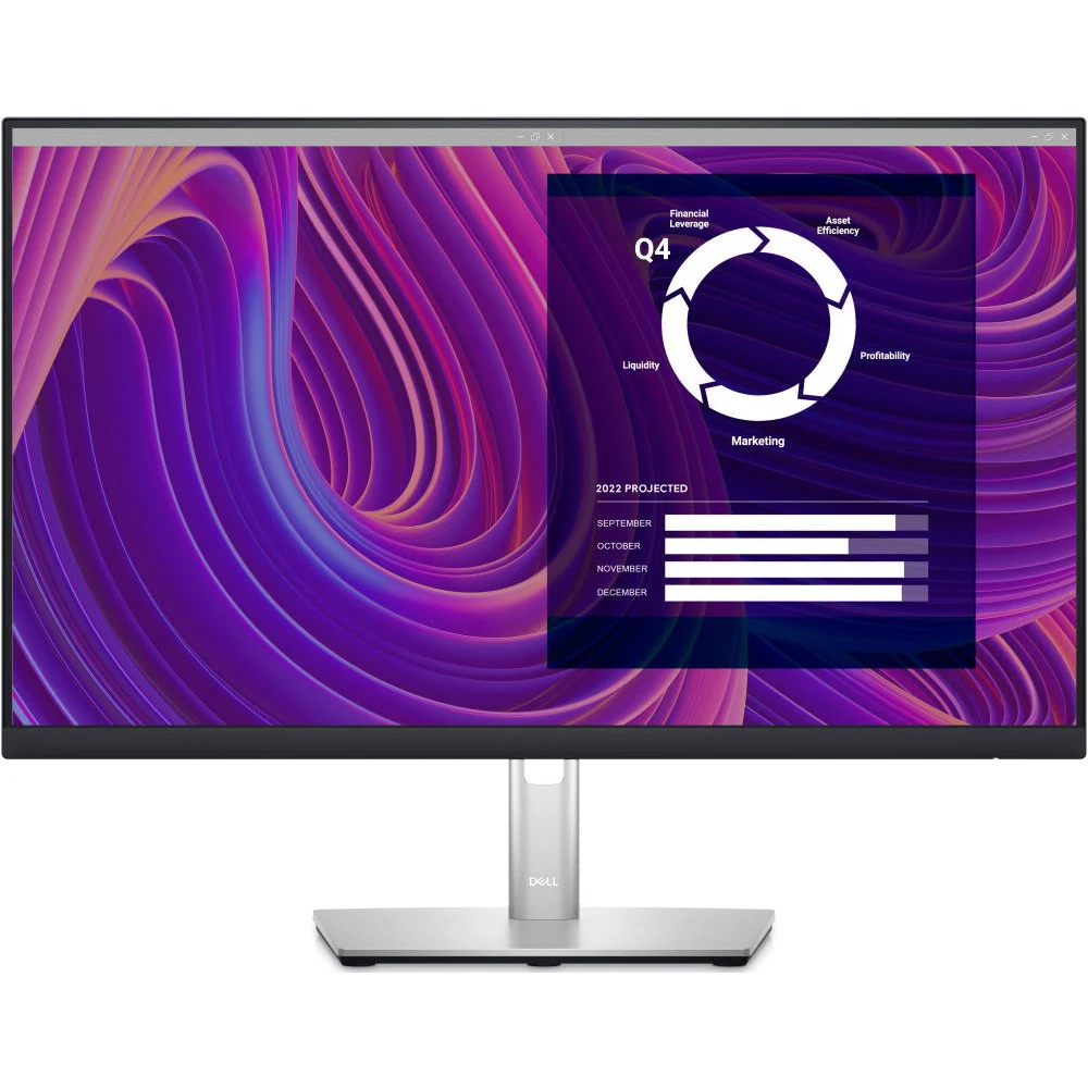 Dell 24 Monitor - P2423D - 60.5cm (23.8&quot )/IPS QHD 2560 x 1440 at 60 Hz/DisplayPort 1.2,HDMI,USB 3.2 Gen 1 upstream,4 x USB 3.2 Gen 1 downstream/3Yr W