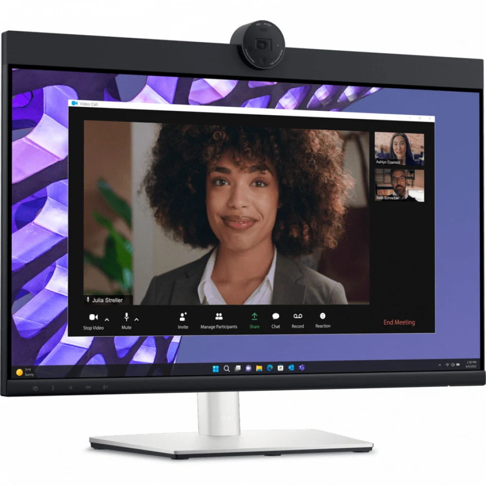 Монитор Dell/P2424HEB/24 Video Conferencing Monitor/23.8 ''/Full HD/1920x1080 Pix/1x HDMI (HDCP 1.4)/1x DP 1.2 (HDCP 1.4)/1x DP-out with MST/1x RJ45/1 210-BKVC