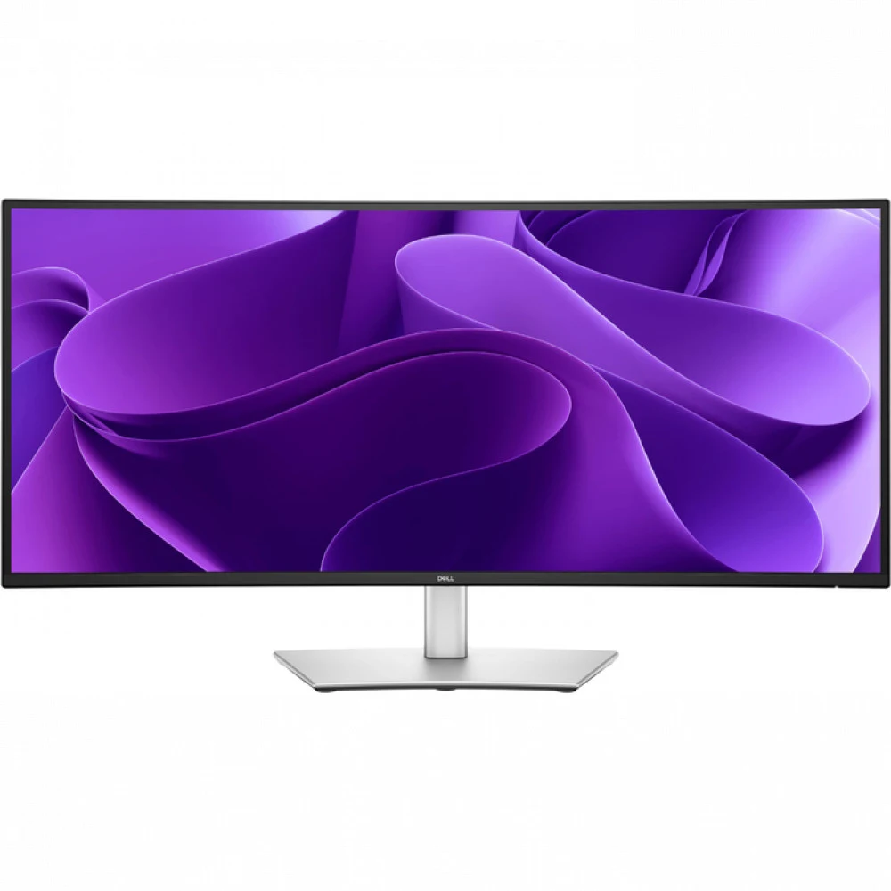 Монитор Dell 34" P3425WE Curved S/BK(IPS 21:9 3440x1440x100Hz 350cd/m2 1500:1 5ms 178/178 1.07bill DP1.4(HDCP1.4) HDMI,USB-C,USB-C (90W) 4xUSB RJ45 HAS Tilt Swiv VESA)