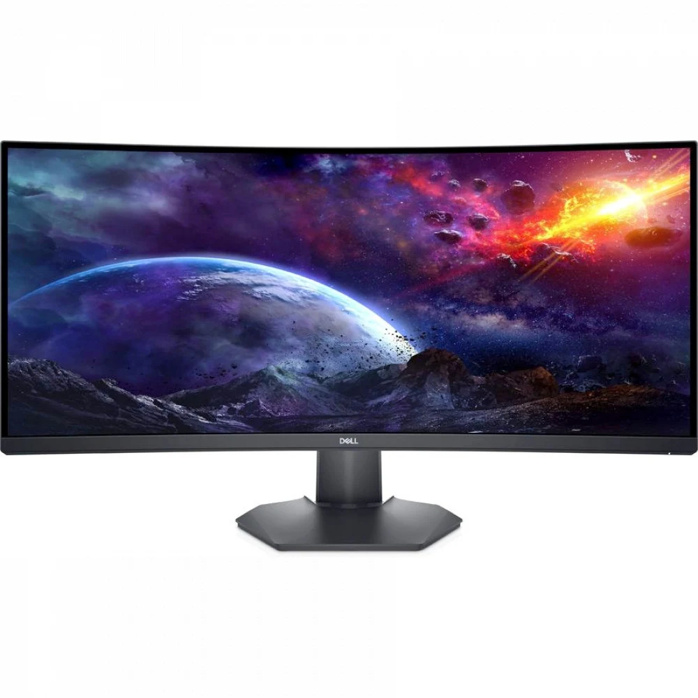 Монитор Dell/S3422DWG/34 ''/VA/2560x1440 Pix/2 x HDMI/DisplayPort (DisplayPort 1.2 mode)/Headphones (mini-jack)/2 мс/350 ANSI люм/3000:1
