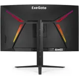 Монитор изогнутый игровой 240 Гц 32" ExeGate Combat EC3207TA (VA Curved R1500 LED Grade A+, 2K, 2560x1440@240Гц (WQHD), 300cd/m2, 3000:1, 178°/178°, 1ms, HDMI, 2xDisplayPort, USB, аудио-выход, RGB-п
