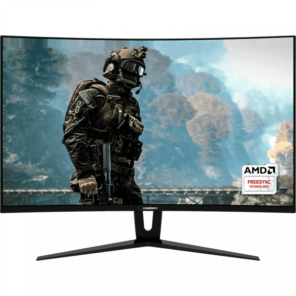 Монитор, Gamemax, GMX27C144, 14100900387, 27", Изогнутый, 1920*1080, Тип матрицы:TFT, 144 Гц, 280 кд/м2, 3000:1, 1мс, HDMI2.0/DVI/DP1.2/аудио/микрофон, VESA 100*100мм, угол обзора 178/178, кабель пи