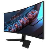 Монитор, Gigabyte, GS34WQC EK, 34", Изогнутый, VA, HDMI 2.0*2, DP, 300кд/м2, 4000:1, 16.7M, 1мс, угол обзора(гор/верт) 178/178, 3440 x 1440, 120 Гц, Черный