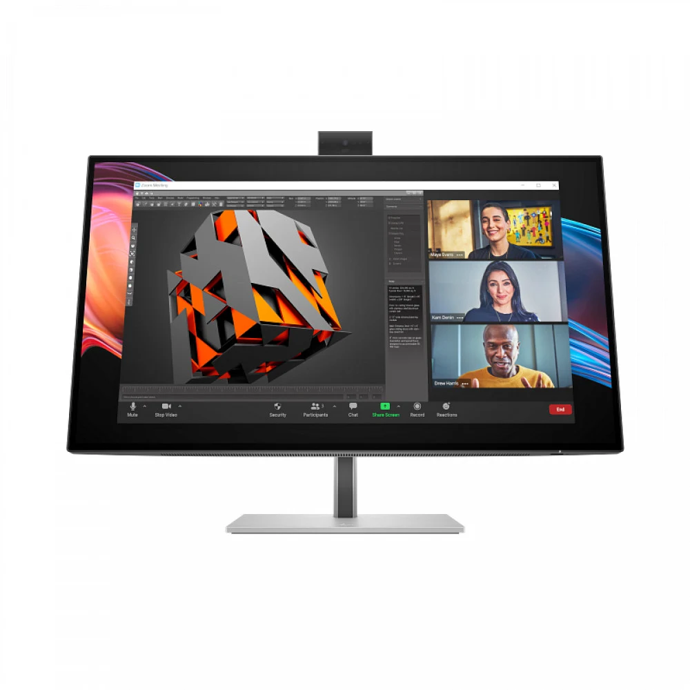 Монитор HP 27" Series 7 Pro 727pm черный IPS LED 5ms 16:9 HDMI M/M Cam матовая HAS Piv 2000:1 400cd 178гр/178гр 3840x2160 60Hz FreeSync Premium DP 4K USB 7кг