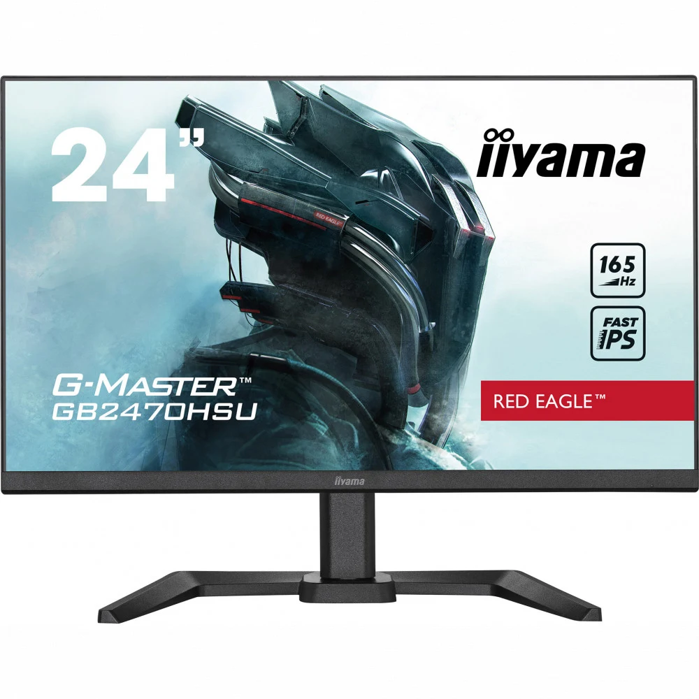 Монитор LCD 24'' 16:9 1920х1080(FHD) IPS, nonGLARE, 195 Hz, 250cd/m2, H178°/V178°, 1000:1, 80M:1, 16.7M, 0,8 ms, HDMI, DP, USB-Hub, Height adj, Tilt, Swivel, Speakers, 1Y, Black