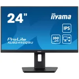 Монитор Iiyama 23.8" ProLite XUB2492QSU-B1 черный IPS LED 0.4ms 16:9 HDMI M/M матовая HAS Piv 300cd 178гр/178гр 2560x1440 100Hz DP Quad HD 2K (1440p) USB 5.9кг