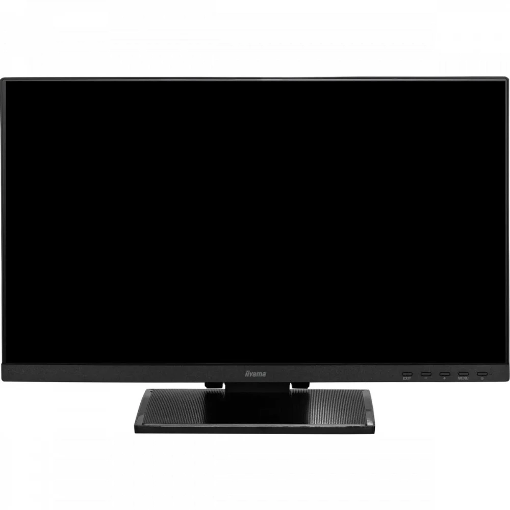 Монитор, iiyama, ProLite PLT2254M, T2254MSC-B1AG, TOUCH, 21.5", 3840x2160, IPS, 60 Гц, HDMI (v2.0), DP(v1.2), DVI, USB (v3.2 x2), 350кд/м2, 1000:1, 4мс, Регулировка наклона/поворота/высоты/вращения,