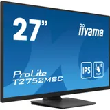 Монитор Iiyama 27" ProLite T2752MSC-B1 черный IPS LED 5ms 16:9 HDMI M/M матовая 1000:1 400cd 178гр/178гр 1920x1080 60Hz DP FHD USB Touch 6.7кг