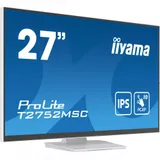 Монитор Iiyama 27" ProLite T2752MSC-W1 белый IPS LED 5ms 16:9 HDMI M/M матовая 1000:1 400cd 178гр/178гр 1920x1080 60Hz DP FHD USB Touch 6.7кг