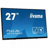 Монитор Iiyama 27" ProLite T2755QSC-B1 черный IPS LED 5ms 16:9 HDMI M/M матовая 400cd 178гр/178гр 2560x1440 75Hz DP Quad HD 2K (1440p) USB Touch 5.8кг