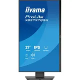Монитор, iiyama, ProLite XB2797QSU-B1, 27", 2560 x 1440, IPS, 75Гц, 16:9, 350 кд/м, 1000:1, 1 мс, 178/178, HDMI*2, DP*1, USB A*2, USB C*2 , VESA 100*100 мм, Черный