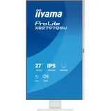 Монитор, iiyama, ProLite XB2797QSU-W1, 27", 2560 x 1440, IPS, 75Гц, 16:9, 350 кд/м, 1000:1, 1 мс, 178/178, HDMI*2, DP*1, USB A*2, USB C*2 , VESA 100*100 мм, Черный