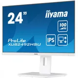 Монитор Iiyama 23.8" ProLite XUB2492HSU-W6 белый IPS LED 0.4ms 16:9 HDMI M/M матовая HAS Piv 250cd 178гр/178гр 1920x1080 100Hz DP FHD USB 4.9кг