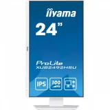 Монитор Iiyama 23.8" ProLite XUB2492HSU-W6 белый IPS LED 0.4ms 16:9 HDMI M/M матовая HAS Piv 250cd 178гр/178гр 1920x1080 100Hz DP FHD USB 4.9кг