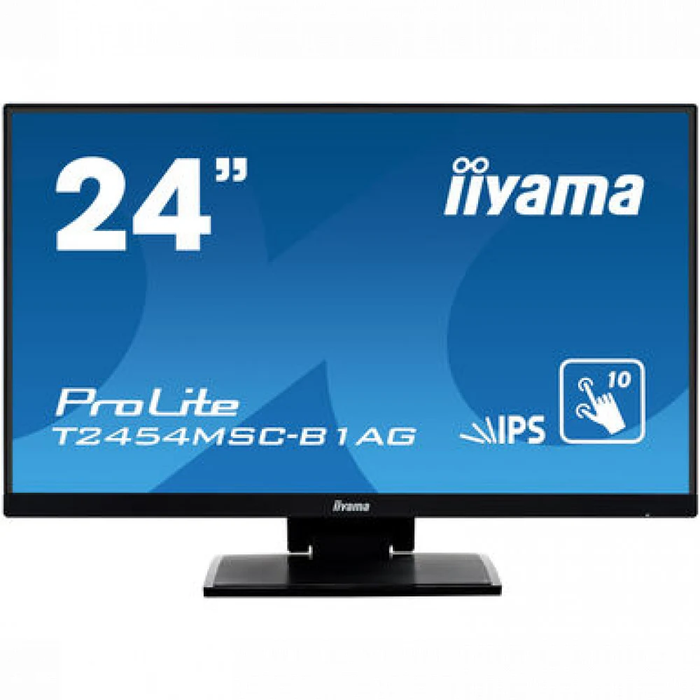 Монитор, iiyama, ProLite PL2454M, T2454MSC-B2AG, 23.8", 1920 x 1080, IPS, 16:9, 75 Гц, 300 кд/м?, 5 мс, 16.7М, 1000:1, 178/178, HDMI*1, DP*1, USB*2, Mini jack, Регулировка наклона, Черный