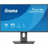Монитор, iiyama, ProLite, XB2497HSU-B1, 23.8", 1920 x 1080, IPS, 120Гц, 16:9, 350 кд/м, 1500:1, 4 мс, 178/178, HDMI*1, DP*1, USB A*2, USB C*2 , VESA 100*100 мм, Черный
