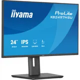 Монитор, iiyama, ProLite, XB2497HSU-B1, 23.8", 1920 x 1080, IPS, 120Гц, 16:9, 350 кд/м, 1500:1, 4 мс, 178/178, HDMI*1, DP*1, USB A*2, USB C*2 , VESA 100*100 мм, Черный