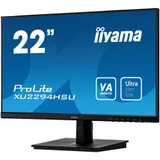 Монитор жидкокристаллический Iiyama Монитор LCD 21.5'' [16:9] 1920х1080(FHD) VA, nonGLARE, 250cd/m2, H178°/V178°, 3000:1, 80M:1, 16.7M, 4ms, VGA, HDMI, DP, USB-Hub, Tilt, Speakers, 3Y, Black