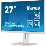 Монитор Iiyama 27" ProLite XUB2792QSU-W6 белый IPS LED 0.4ms 16:9 DVI HDMI M/M матовая HAS Piv 250cd 178гр/178гр 2560x1440 100Hz DP WQ USB 6.1кг