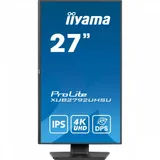 Монитор Iiyama 27" XUB2792UHSU-B6 черный IPS LED 4ms 16:9 DVI HDMI M/M матовая HAS Piv 1300:1 350cd 178гр/178гр 3840x2160 60Hz DP 4K USB 6.3кг