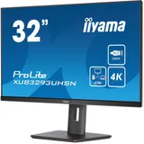 Монитор Iiyama 31.5" XUB3293UHSN-B5 черный IPS LED 4ms 16:9 HDMI M/M матовая HAS 1000:1 350cd 178гр/178гр 3840x2160 60Hz DP 4K USB 9.9кг