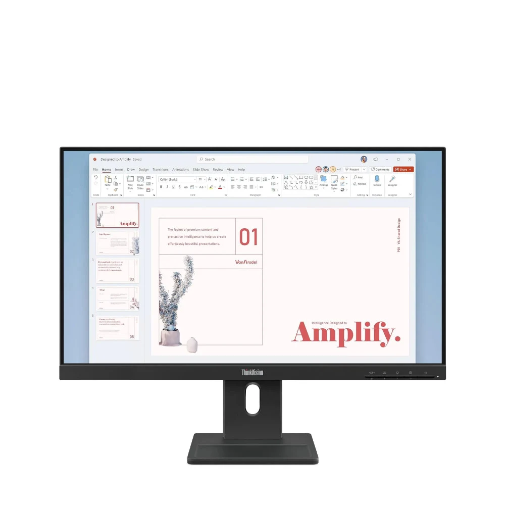 Монитор Lenovo ThinkVision E24-40 23.8" 16:9 FHD (1920x1080) IPS, 100Hz, 250N, 1xHDMI 1.4, 1xDP 1.2, 1xVGA, LTPS, 1Y