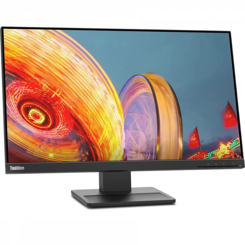 Монитор Lenovo 23.8" ThinkVision E24q-20 черный IPS 4ms 16:9 HDMI M/M матовая HAS Pivot 300cd 178гр/178гр 2560x1440 DisplayPort Ultra HD 2K (1440p) 5.05кг