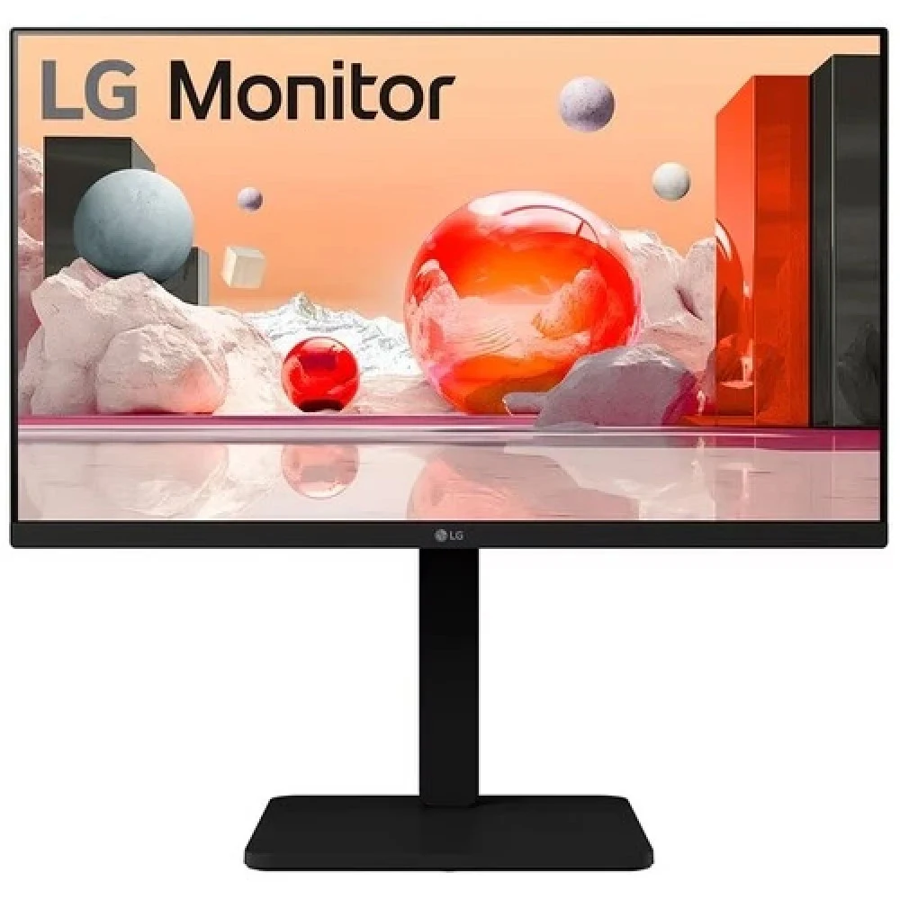 Монитор LG 23.8" 24BA550-B черный IPS LED 5ms 16:9 HDMI M/M матовая HAS 1300:1 250cd 178гр/178гр 1920x1080 100Hz VGA DP FHD 6.6кг