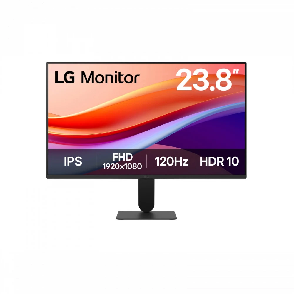 Монитор 23.8" LG UltraFine 24U411A-B черный (IPS, 1920x1080, 16:9, 178°/178°, 250cd/m2, 1500:1, 1/5ms, 120Hz, VGA, HDMI) (24U411A-B.ARUQ)