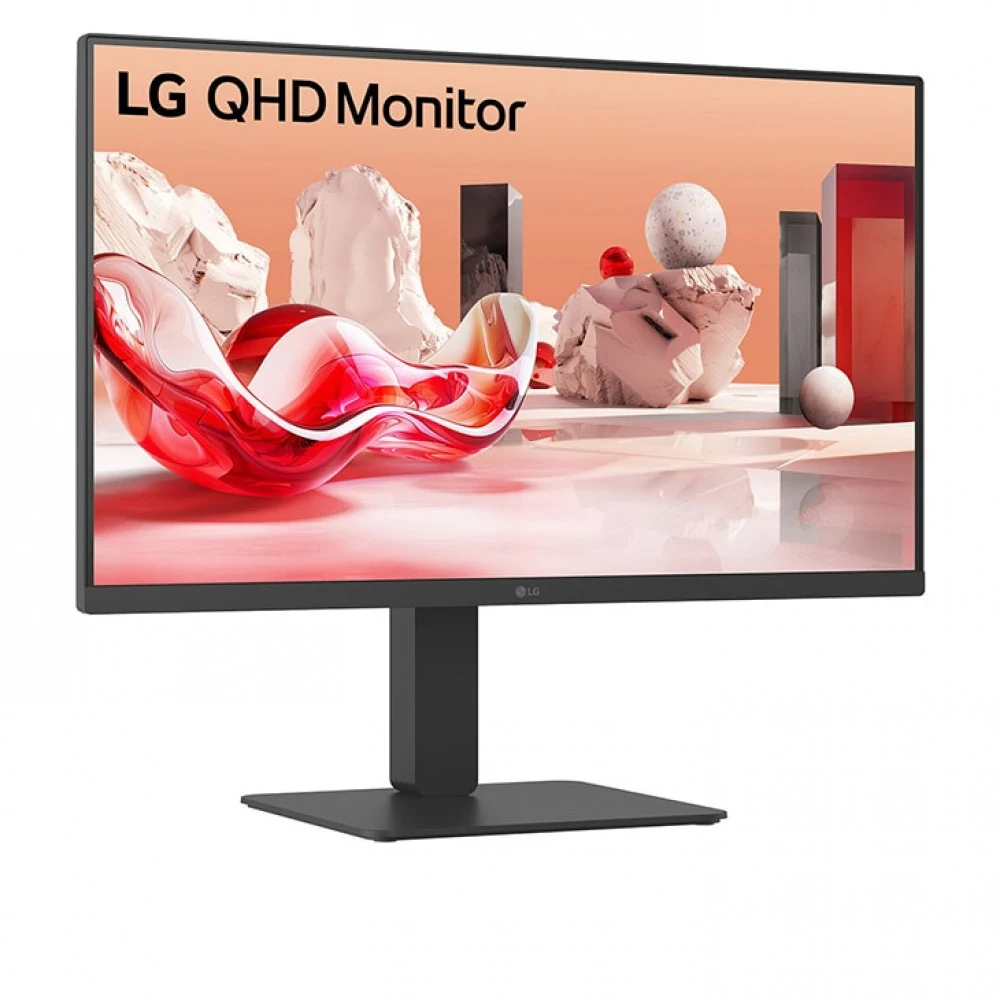 Монитор LG 27BA45QB-B 27"/ LG 27BA45QB-B 27'', 2560x1440, IPS, 178x178, 350nit, 75Hz, 5ms, 2HDMI/DP, noUSB-A, LTSP, IntPWR, 100x100VESA, Черный, 1y