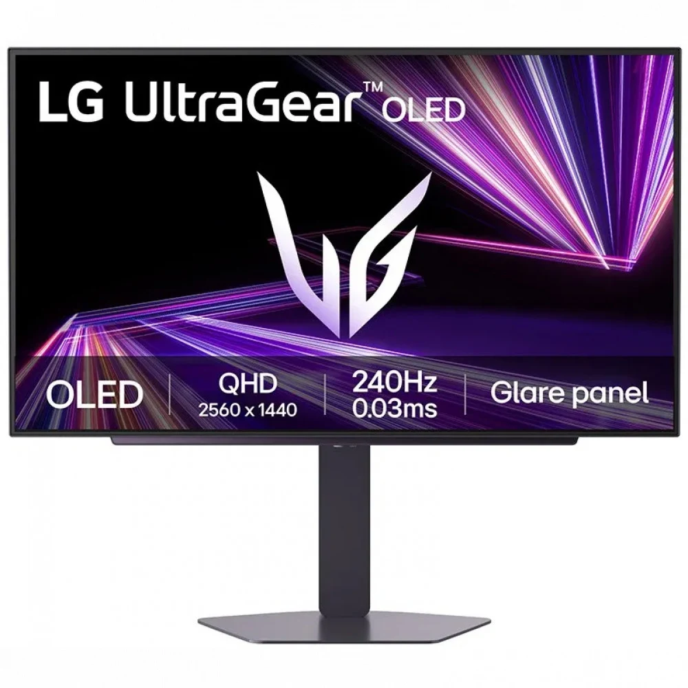 26,5", черный, OLED, 2560 x 1440, 0.03 мс, 16:9, 275 cd/m2 - 1300 cd/m2, 1500000:1, 0.029 mm, Выход для наушников, Угол наклона -5° (вперед) - 15° (назад), Максимальная частота обновления кадров 240