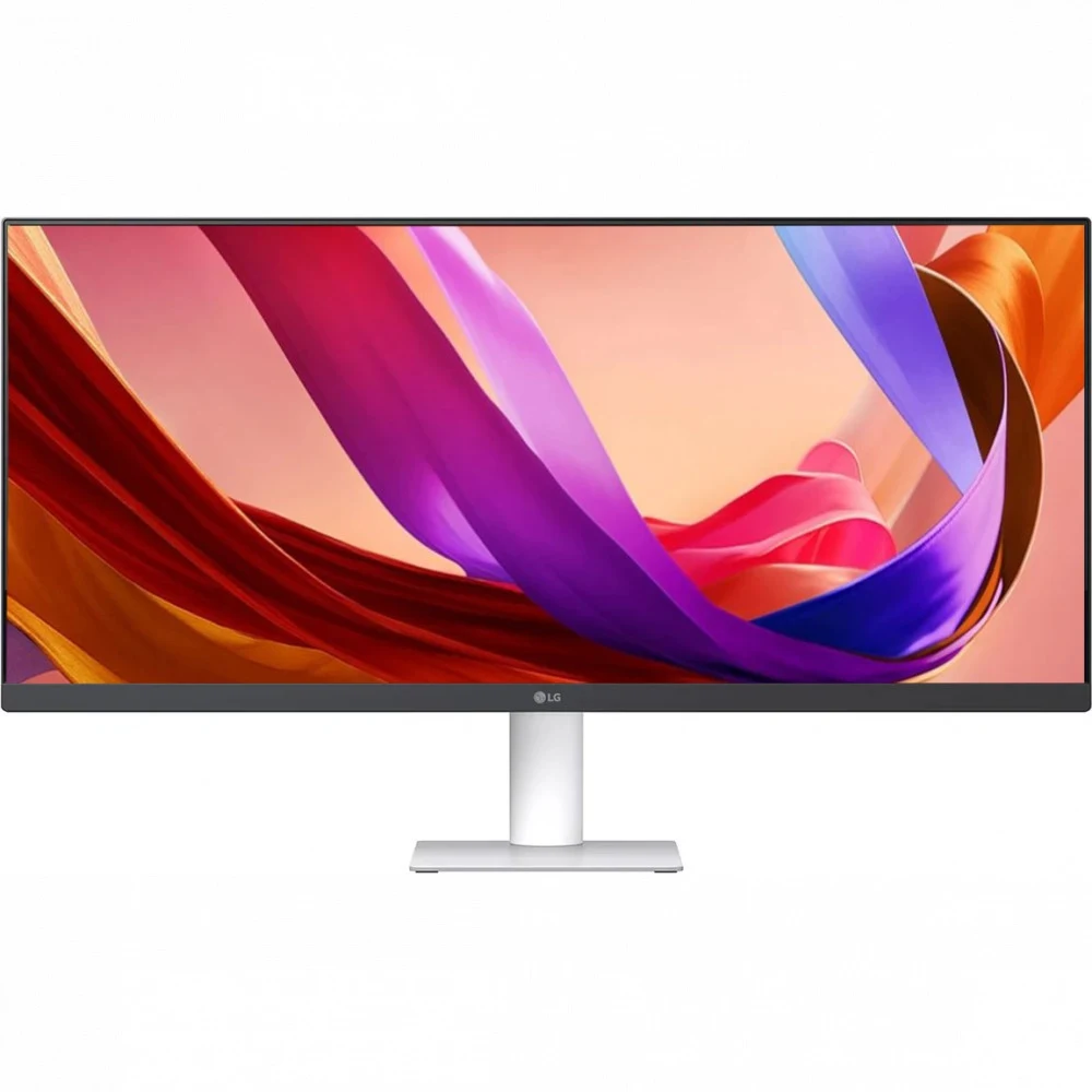 29", белый, IPS, 2560x1080, 1 мс, 21:9, 250 кд/м2, 178°/178°, 1000:1, 100 Гц, 0.262 мм, HDMI, DP, USB-C, выход для наушников, -5° вперёд / +15° назад, Крепление VESA: 100 × 100 мм, Встроенные динами