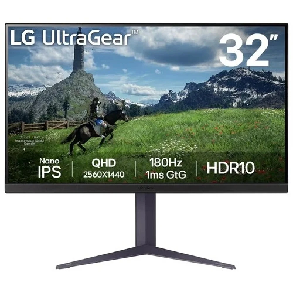 Монитор 32" LG 32GS85Q-B/ LG UltraGear 32GS85Q-B 31.5" Nano IPS monitor, 2560x1440, 350cd/m2, 16:9, 1мс (GtG), 1000:1, HDMIx2, DP, Headphone out, USB 3.0x3, 180Hz, 178/178, NVIDIА G-Sync, RАDEON Fre
