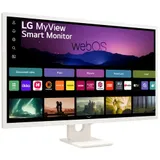 Монитор LG LCD 32SR50F-W/ LG MyView 32SR50F-W 31.5'' FHD Smart Monitor, IPS, 250cd/m2, 16:9, 5мс (GtG), 1200:1, 60Hz, 178/178, speakers 5Wx2, внешний БП, 2xHDMI, USB, VESA 100x100 mm, webOS