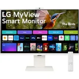 Монитор LG LCD 32SR85U-W/ LG MyView 32SR85U-W 31.5'' 4K UHD Smart Monitor, IPS, 400cd/m2, 16:9, 5мс (GtG), 60Hz, 178/178, speakers 5Wx2, webcamera, внешний БП, USB Type-C(90W), 2xHDMI, USB, VESA 100