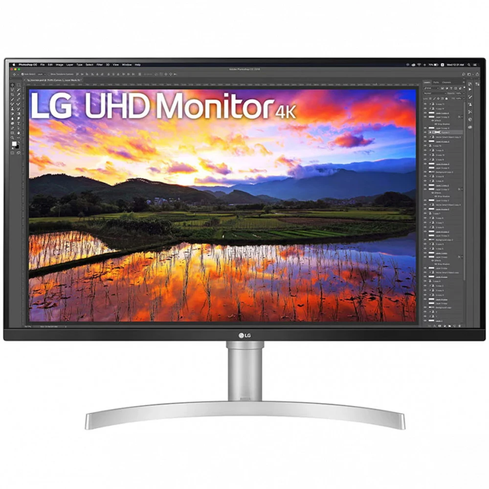 Монитор жидкокристаллический LG 32UN650K-W.ARUZ Монитор LCD 32" 16:9 3840x2160(UHD 4K) IPS, nonGLARE, 60 Hz, 350cd/m2, H178°/V178°, 1000:1, 1.07B, 5ms, HDMI, DP, Height adj, Tilt, Speakers, White