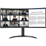 Монитор жидкокристаллический LG 34WR55QK-B.ARUZ 34'' 21:9 3440x1440(UWQHD) VA, Curved, nonGLARE, nonTOUCH, 100 Hz, 300 cd/m2, 5ms, HDMI, DP, Black