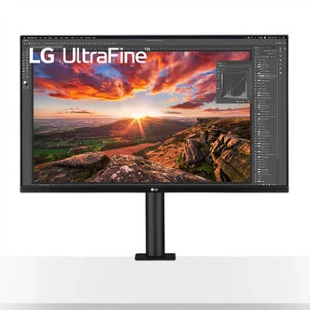 Монитор 31.5" LG 32UN880K-B IPS, 3840x2160, 60Hz, 5ms, 350сd/m, 1000:1, HDR10 | 2xHDMI(2.0), DP(1.4), Type-C(PD-60W), 2xUSB3.0 | HAS, Pivot, Swivel, ExPSU, Speakers, Vesa 100, Black