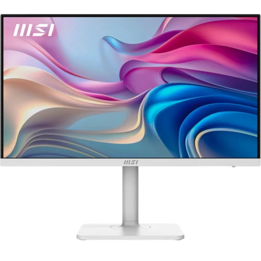Монитор 27" MSI Modern MD272UPHW IPS, 3840x2160, 60Hz, 4ms, 400сd/m, 1000:1, HDR10 | HDMI(2.0b), DP(1.4a), Type-C(PD-98W), 3xUSB3.2 | HAS, Pivot, Swivel, InPSU, Speakers, Vesa 75, White