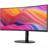 MSI Modern MD342CQP 34" 21:9 UWQHD(3440x1440) VA Curve 1500R,1ms(MPRT),3000:1,100M:1,300nit,178/178,2*HDMI,1*DP,2xUSB Type-A,USB Type-B,USB Type-C,Speaker,Tilt,Swivel,Height,120Hz,Black,1y war-ty