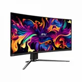 Премиальный Изогнутый OLED Монитор 34" MSI MPG 341CQPX QD-OLED, 3440x1440 UWQHD 4K, 240Hz, Curved 1800R, 0.03ms, 1500000:1, Угол Обзора 178/178, 21:9, VESA 100x100, 2xHDMI, 1xDP, 1xType-c, 2xUSB 2.0