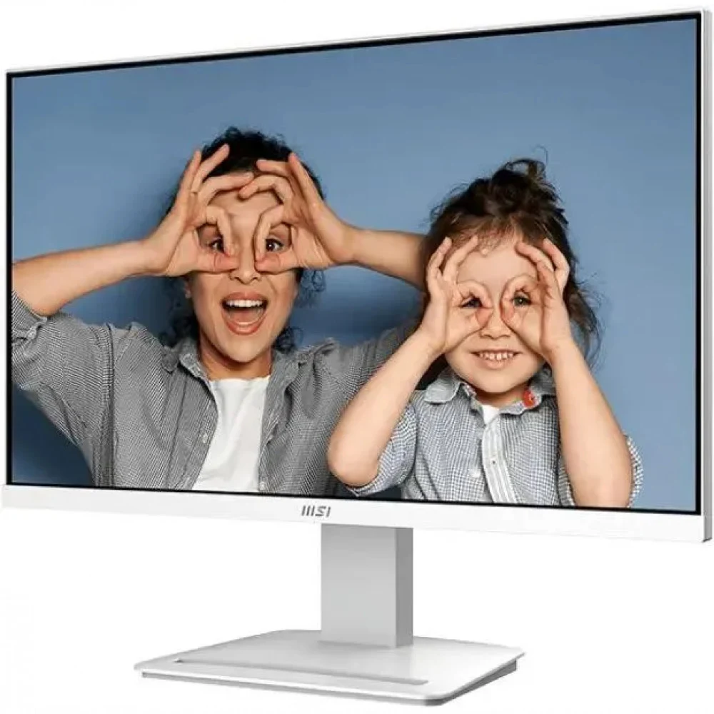 Монитор 23.8" MSI PRO MP2412W White (VA, 1920x1080, D-Sub+HDMI+DP, 1 ms, 178°/178°, 300 cd/m, 4000:1 (100M:1), 100Hz)