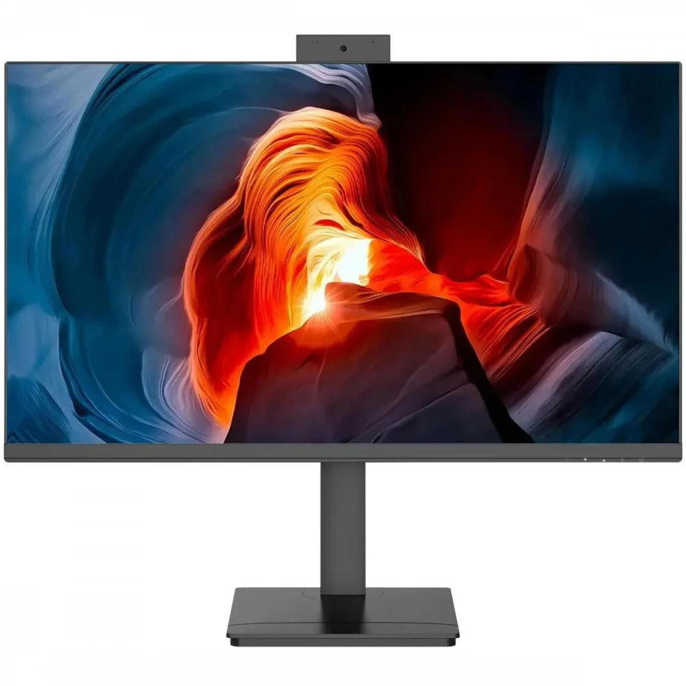 Монитор NPC 27" MF2712-B черный IPS LED 4ms 16:9 HDMI M/M Cam матовая HAS Piv 1000:1 300cd 178гр/178гр 1920x1080 100Hz G-Sync FreeSync VGA DP FHD USB 7.9кг