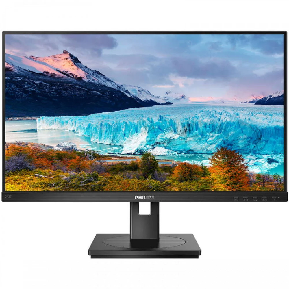 Монитор Philips 242S1AE 23.8'', 1920x1080, IPS, 75hz, 50M:1, 300cd, 4ms, VGA, HDMI 1.4, DP 1.2, Speakers, H. adj 130mm, pivot, VESA, 3Y, Black/ Philips 242S1AE 23.8'', 1920x1080, IPS, 75hz, 50M:1, 3
