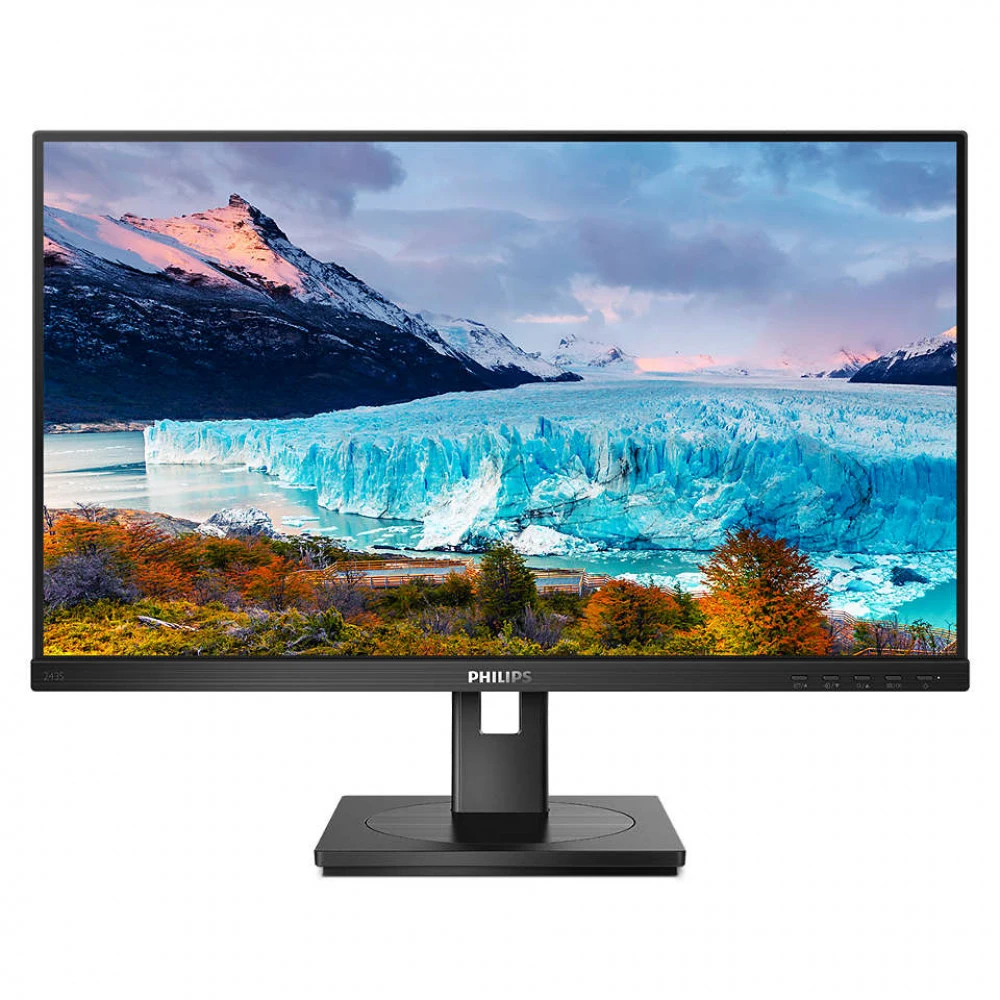Монитор LCD 23.8'' 16:9 1920х1080(FHD) IPS, nonGLARE, 75 Hz, 300 cd/m2, H178°/V178°, 1000:1, 50М:1, 16.7M, 4ms, HDMI, DP, USB-C, USB-Hub, Height adj, Pivot, Tilt, Swivel, Speakers, Black