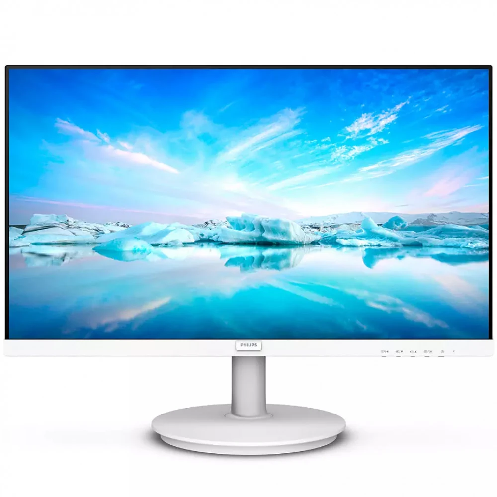 Монитор жидкокристаллический PHILIPS 271V8AW/01 LCD 27'' 16:9 1920х1080(FHD) IPS, 75 Hz, 250 cd/m2, H178°/V178°, 1300:1, 16.7M, 4ms, HDMI, VGA, белый