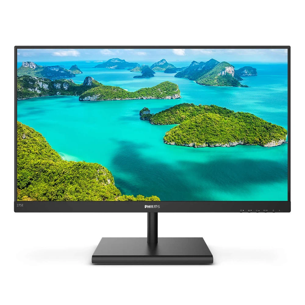 Монитор жидкокристаллический PHILIPS Монитор LCD 27'' 16:9 2560 x 1440 IPS, nonGLARE, 250cd/m2, H178°/V178°,4ms,VGA, HDMI, DP,Tilt, HAS, Audio out, 3Y, Black