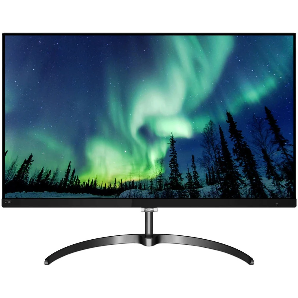 LCD PHILIPS 27" 276E8VJSB (00/01) черный {IPS LED 3840x2160@60Hz 10bit(8bit+FRC) 16:9 4ms 178°/178° 350cd 1000:1 2xHDMI2.0 DisplayPort1.2 AudioOut}