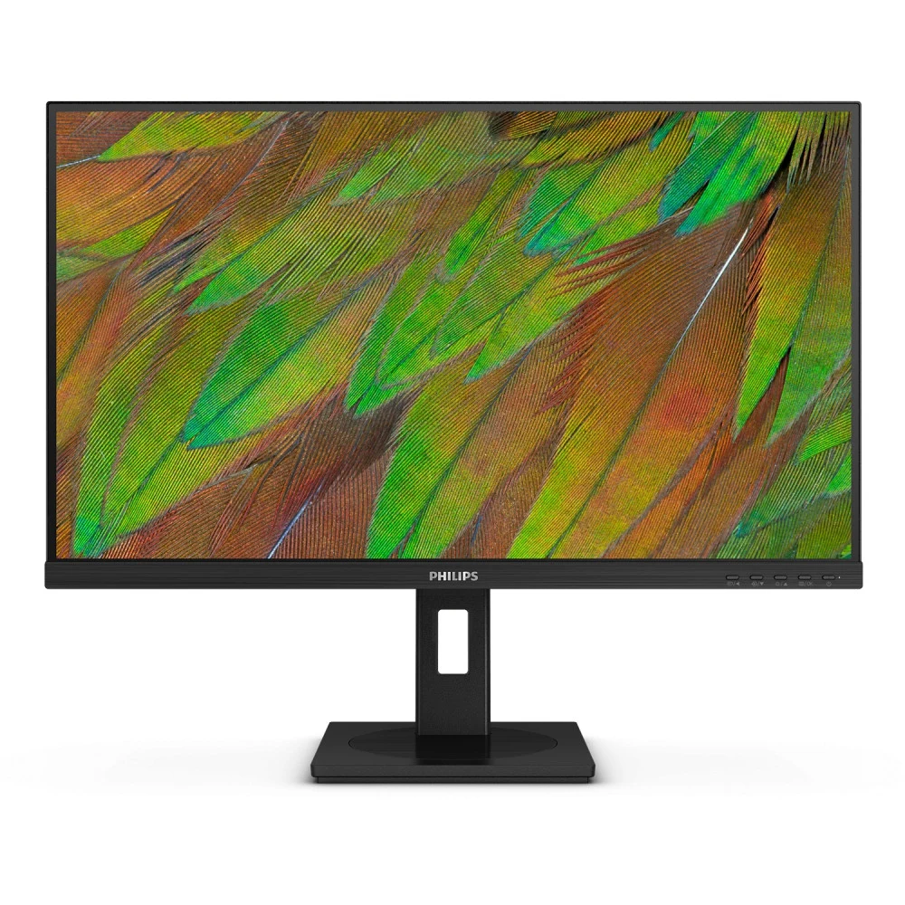 Монитор Philips 27B1U3900 27'', 3840x2160, IPS, 60hz, 50M:1, 350cd, 4ms, HDMI 1.4, DP 2.0, 3xUSB 3.2, Type-C 90W, Speakers, RJ45, H. adj 130mm, pivot, VESA, 3Y, Black/ Philips 27B1U3900 27'', 3840x2