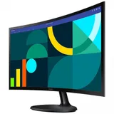 Монитор, Samsung, S3 LS24D364GAIXCI, Изогнутый, 24", 1920 x 1080, VA, 100 Гц, VGA*1, HDMI*1, 3000:1, 250 кд/м, 4 мс, 75x75, 16:9, Черный